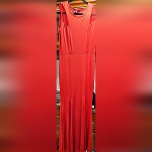 Maxi Red Mermaid Dress Large